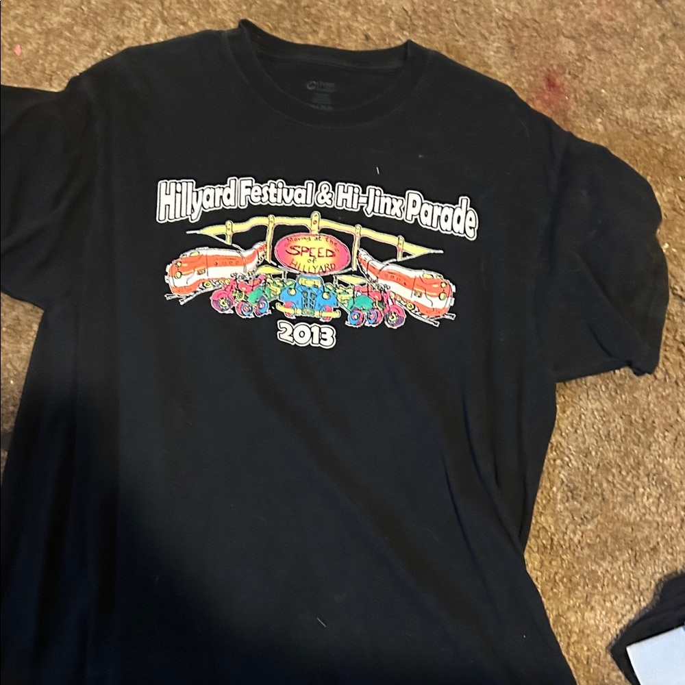 Port and Company Black Graphic Tee